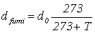 Formula densità